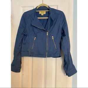 Blue Jacket with Gold Zippers | Small M